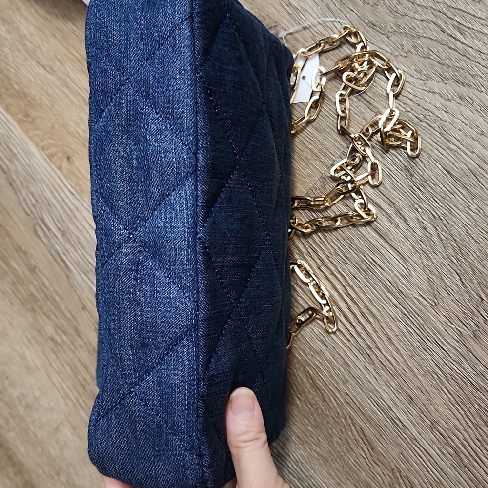 Quilted Denim Bag - NWT - Picture 6 of 10